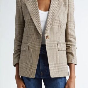Battista Glen Plaid Linen & Cotton Blend Dickey Jacket
Veronica Beard